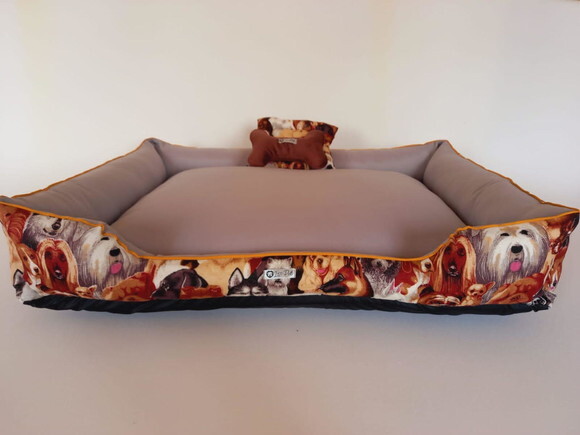 Cama para Pets quadrada Happy Dog 70x50