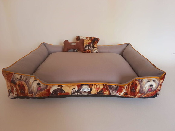 Cama para Pets quadrada Happy Dog 70x50