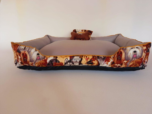 Cama para Pets quadrada Happy Dog 70x70