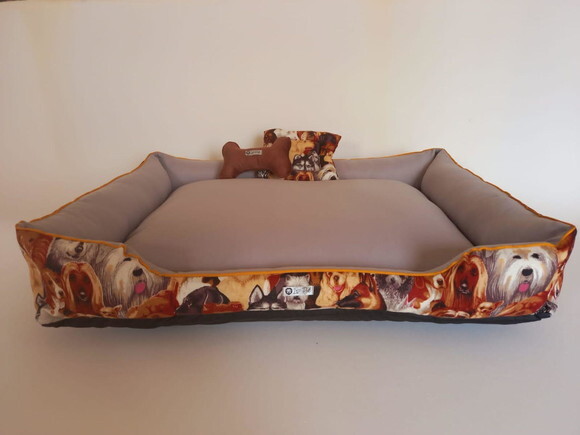 Cama para Pets quadrada Happy Dog 70x70