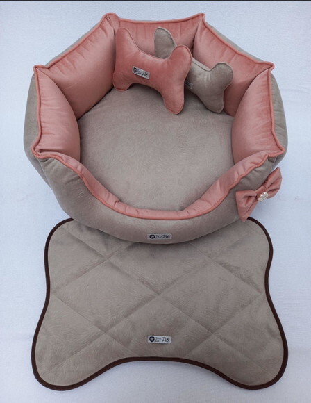Cama para Pets Redonda 60x60 Tapete