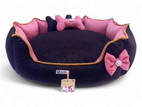 Cama para Pets Redonda 70x70 Mais Tapete