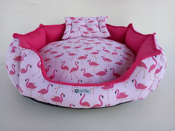Cama para Pets redonda Flamingo 50x50