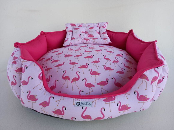 Cama para Pets redonda Flamingo 50x50