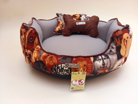 Cama para Pets redonda Happy Dog 50x50