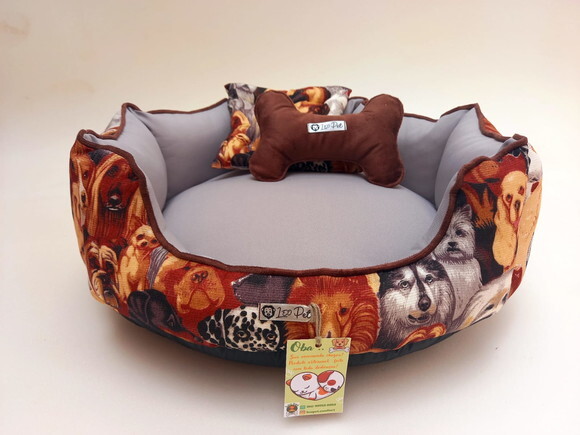Cama para Pets redonda Happy Dog 50x50