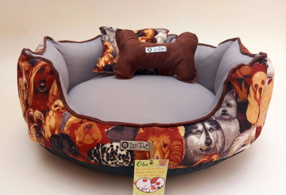 Cama Para Pets Redonda Happy Dog 70x70