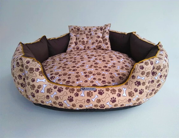 Cama para Pets redonda Patinhas 60x60
