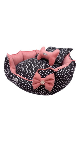 Cama para Pets Redonda Nome Bordado 60x60