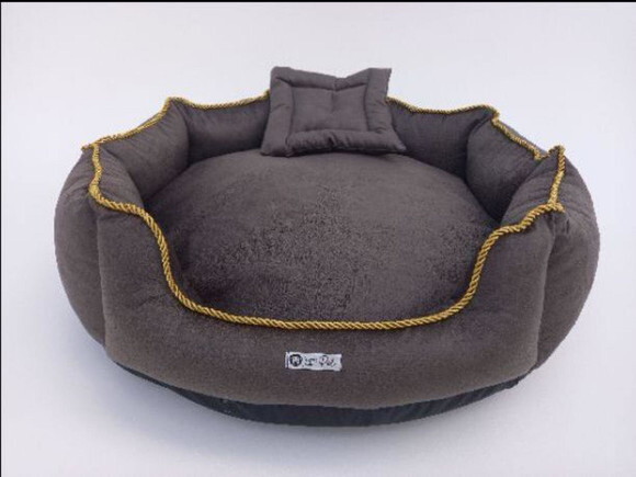Cama Para Pets Redonda Suede 80x80