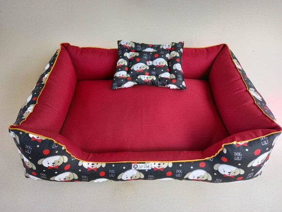 Cama para Pets retangular Dog Loly 70x50