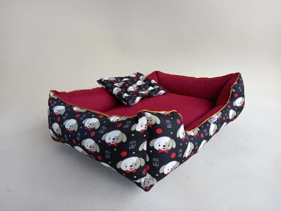Cama para Pets retangular Dog Loly 70x50