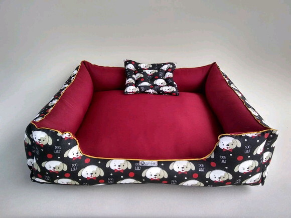 Cama para Pets retangular Dog Loly 90x70