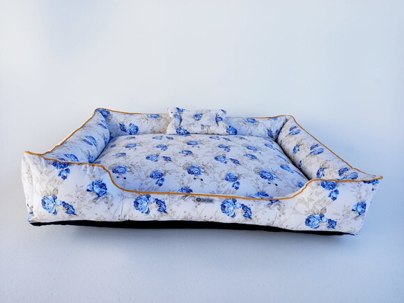 Cama para Pets retangular Floral 90x70