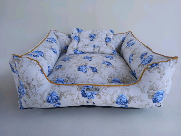 Cama Para Pets Retangular Floral 70x50