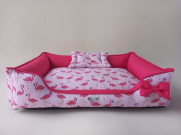 Cama para Pets retangular Flamingo 90x70