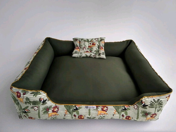Cama para Pets retangular Selva 110x90