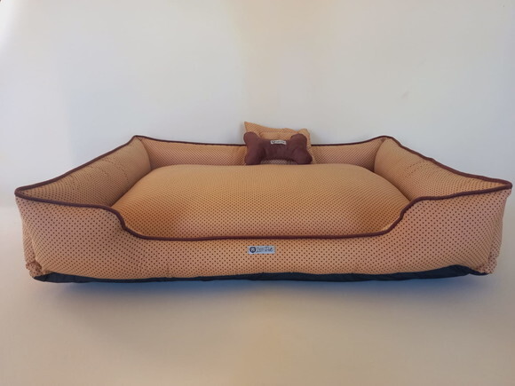 Cama para Pets retangular Poá 90x70