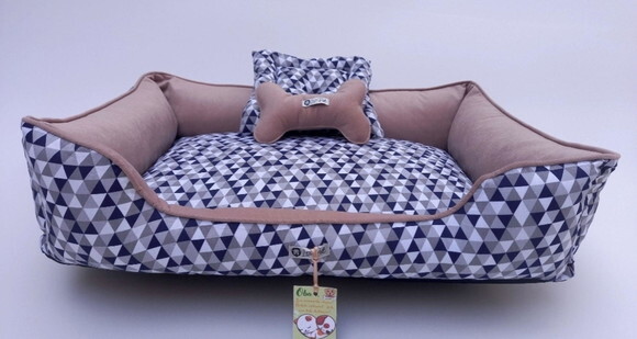 Cama Para Pets Retangular Triangle 70x50