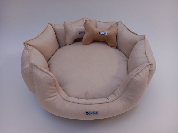 Cama para Pets Suede Redonda 50x50