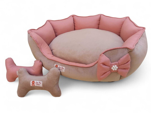 Cama Pets 60x60,edredon Cherpa/veludo e Tapete