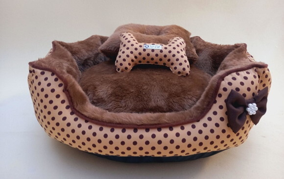 Cama Pets Pelucia e Poa Redonda 50x50