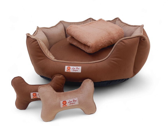 Cama Pets Redonda 60x60 e Cobertor