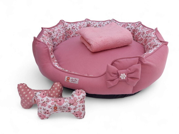 Cama Pets Redonda 60x60 e Cobertor