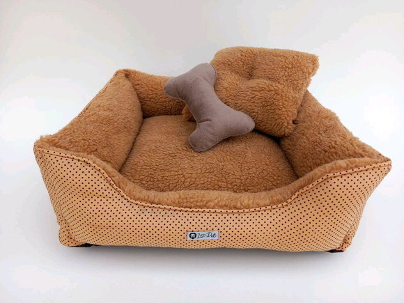 Cama quadrada Pelúcia para Pets 40x40
