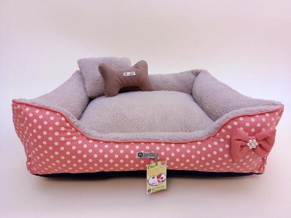 Cama quadrada Pelúcia para Pets 60x60