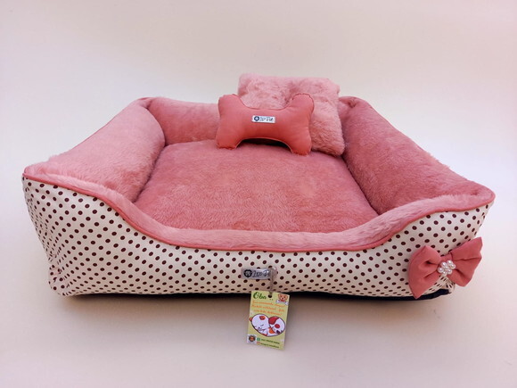 Cama quadrada Pelúcia para Pets 60x60