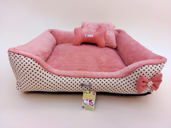 Cama quadrada Pelúcia para Pets 60x60