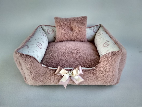 Cama quadrada Pelúcia para Pets 60x60