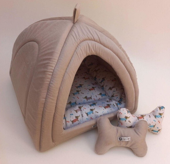 Casinha Iglu para Pets 35x35 com 2 Peças