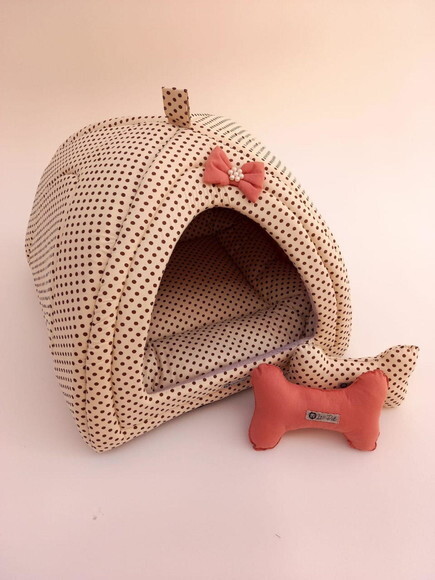 Casinha Iglu Para Pets 40x40 Com 2 Peças