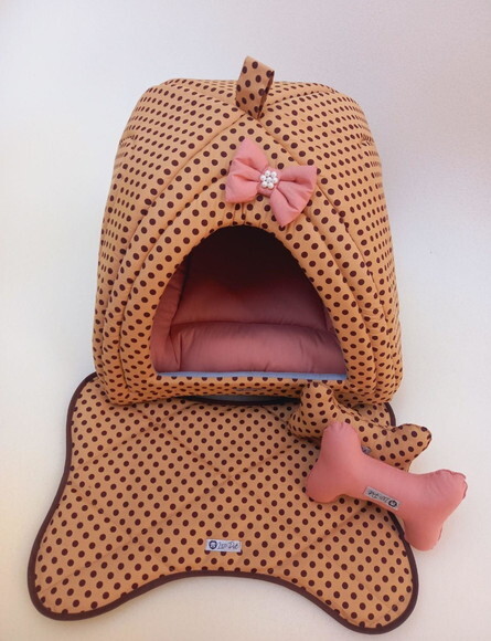 Casinha Iglu para Pets 70x70 com 4 Peças