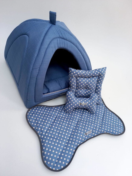 Casinha Iglu para Pets Liso 60x60 com 4 peças