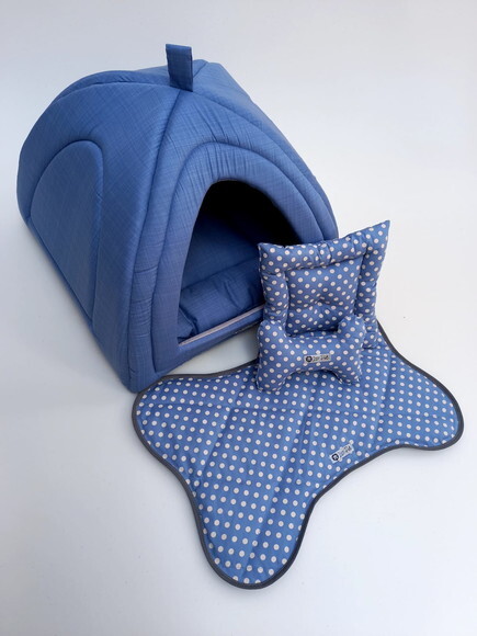 Casinha Iglu para Pets Liso 50x50 com 4 peças