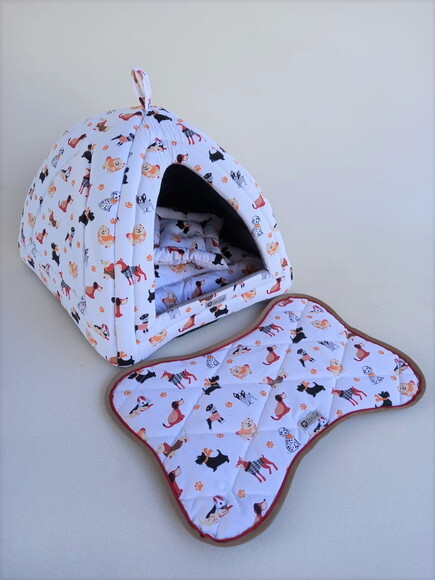Casinha Iglu para Pets Plutos 50x50 com 4 peças