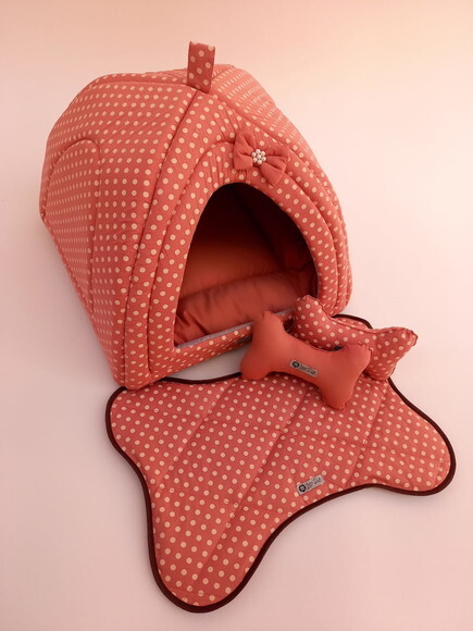 Casinha Iglu para Pets Poá 50x50 com 4 peças