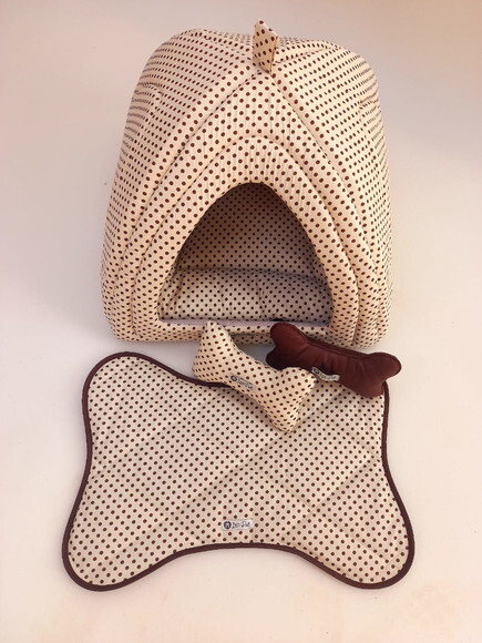 Casinha Iglu para Pets Poá 60x60 com 4 peças