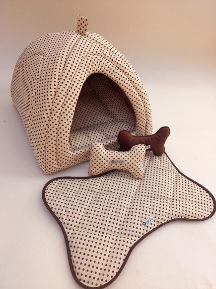 Casinha Iglu para Pets Poá 60x60 com 4 peças