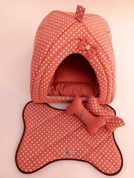 Casinha Iglu para Pets Poá 60x60 com 4 peças