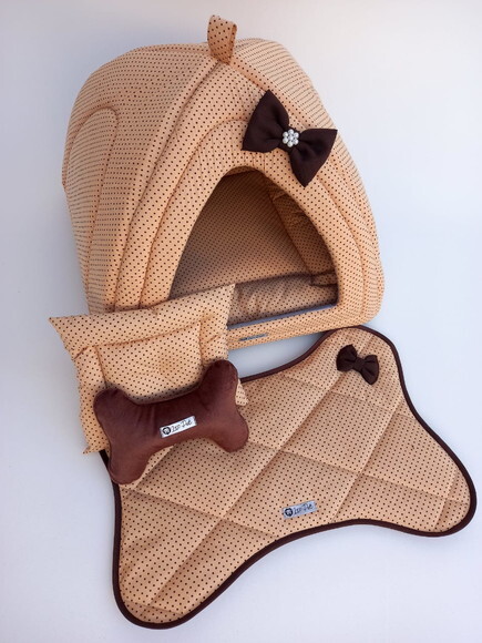 Casinha Iglu para Pets Poá 60x60 com 4 peças