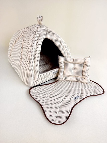 Casinha Iglu para Pets Poá 70x70 com 4 peças