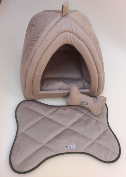 Casinha Iglu para Pets sued 50x50 com 4 peças