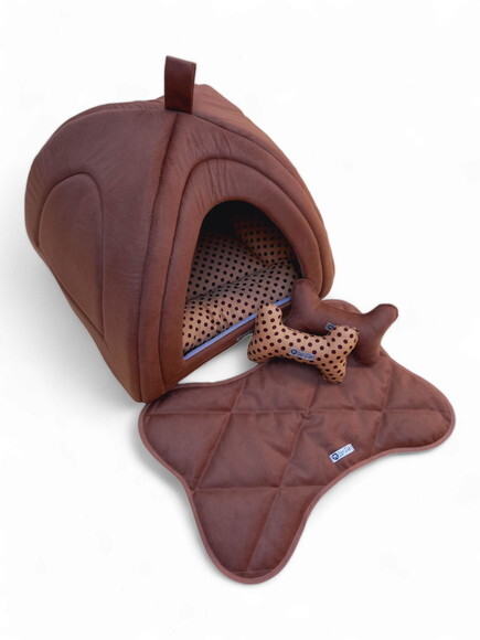 Casinha Iglu Pets 70x70 com 4 Peças