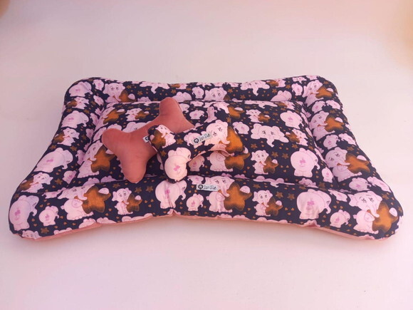Colchonete para Pet Dog Elefante Dupla Face 1,10x80