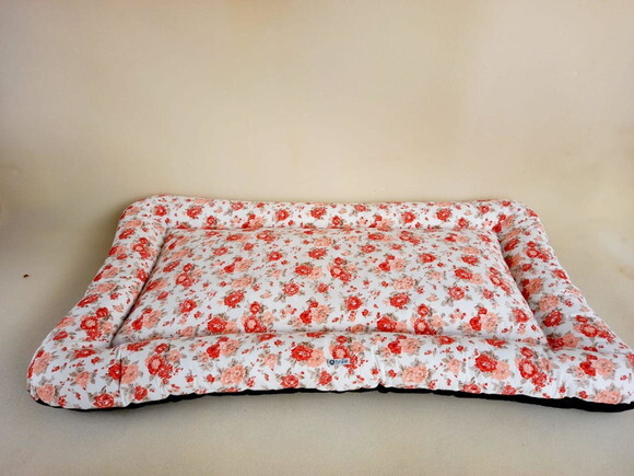 Colchonete para Pet Floral Dupla Face 80x60