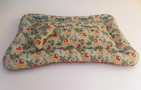Colchonete selva Dupla Face sued e agodão 80x60